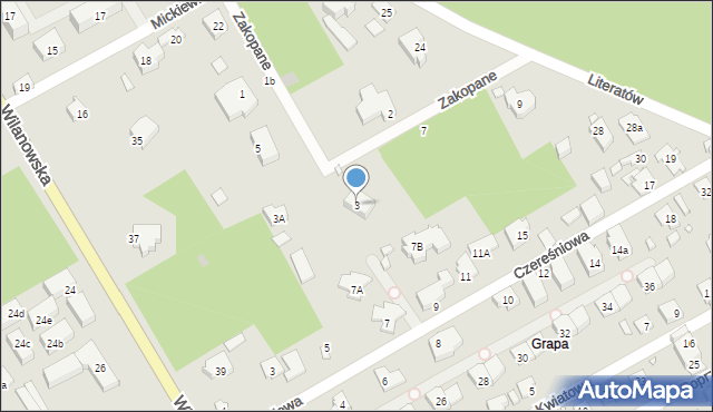 Konstancin-Jeziorna, Zakopane, 3, mapa Konstancin-Jeziorna