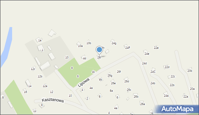 Kopaniec, Zatorska, 24i, mapa Kopaniec