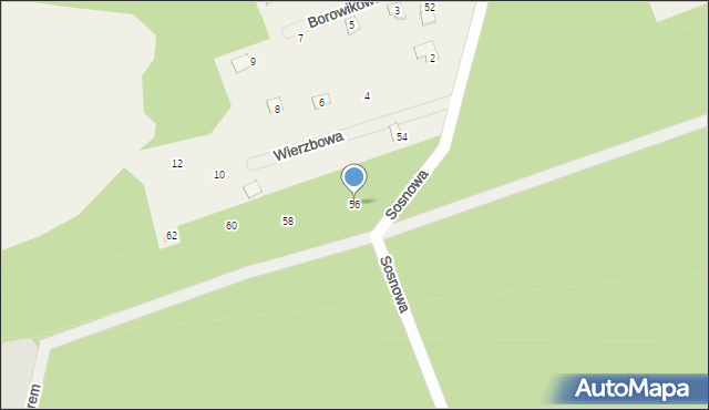 Kopaniec, Zatorska, 56, mapa Kopaniec