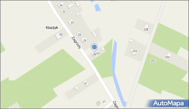 Kopki, Zagrody, 24, mapa Kopki