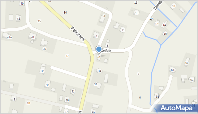 Korczyna, Zawiśle, 2, mapa Korczyna