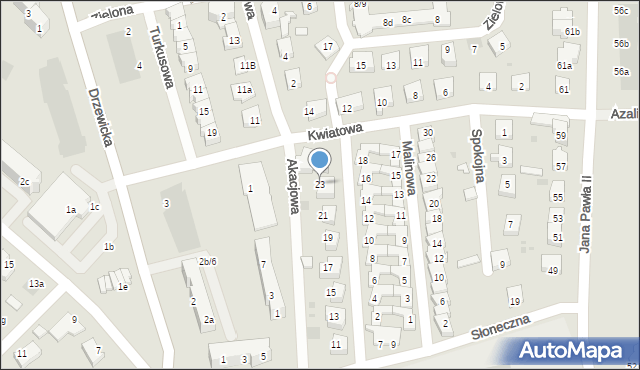 Kostrzyn nad Odrą, Zawadzkiego-Zośki Tadeusza, 23, mapa Kostrzyn nad Odrą