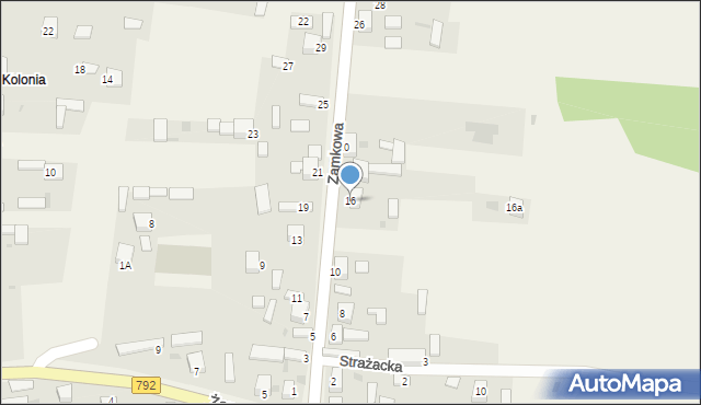 Kotowice, Zamkowa, 16, mapa Kotowice