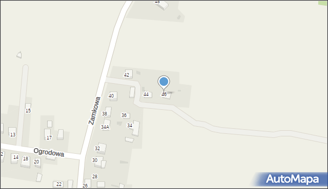 Kotowice, Zamkowa, 46, mapa Kotowice