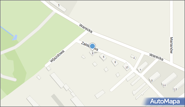 Krobów, Zakładowa, 4, mapa Krobów