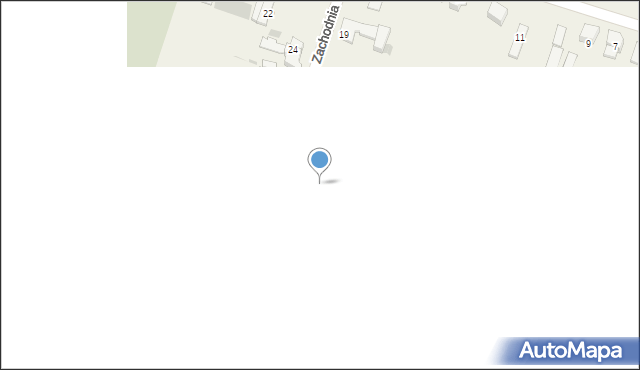 Ksawerów, Zachodnia, 23B, mapa Ksawerów