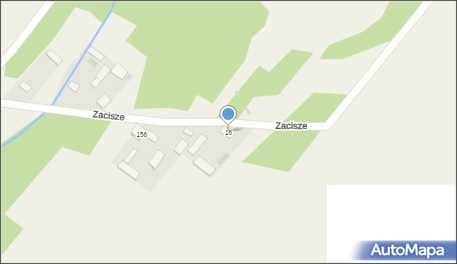 Księżpol, Zacisze, 16, mapa Księżpol