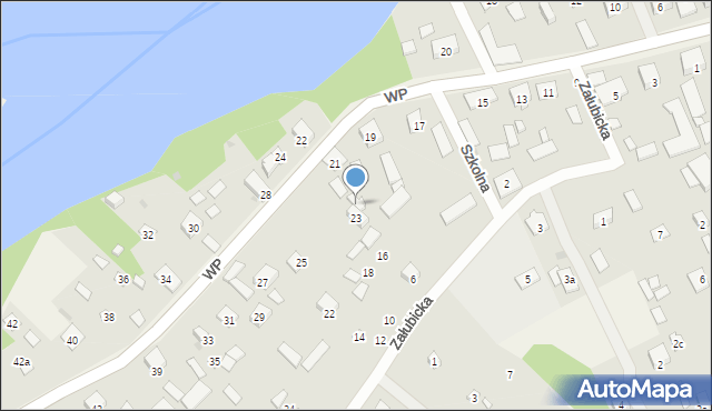 Kuligów, Załubicka, 4, mapa Kuligów