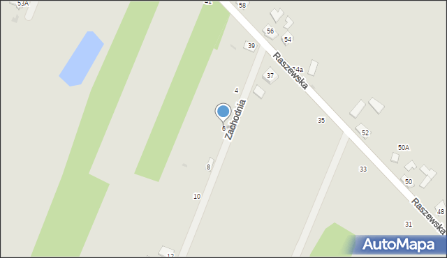 Kutno, Zachodnia, 6, mapa Kutno