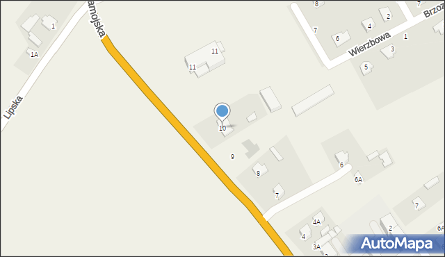 Łabunie, Zamojska, 10, mapa Łabunie