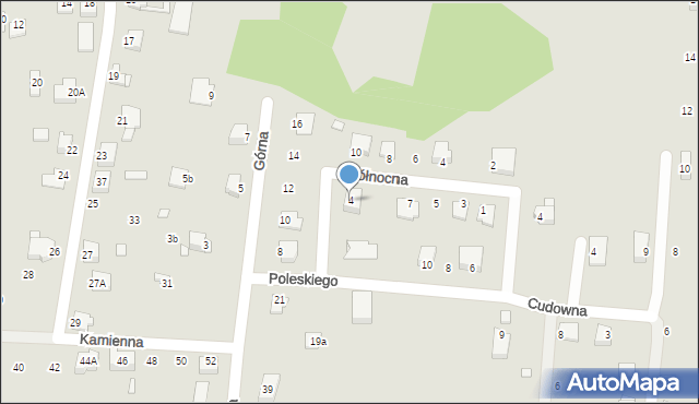 Łazy, Zachodnia, 4, mapa Łazy