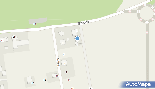 Łęczyce, Zacisze, 6, mapa Łęczyce