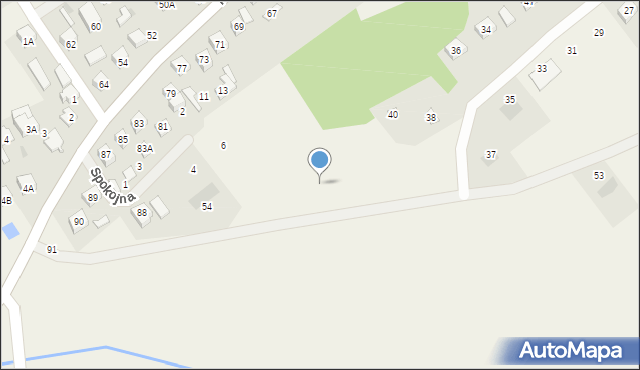 Leoncin, Zacisze, 48, mapa Leoncin