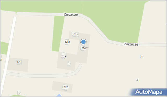 Lewickie, Zarzecze, 31a, mapa Lewickie