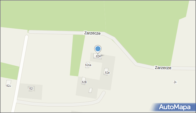 Lewickie, Zarzecze, 33, mapa Lewickie