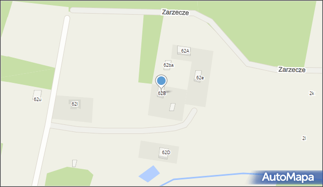 Lewickie, Zarzecze, 33b, mapa Lewickie