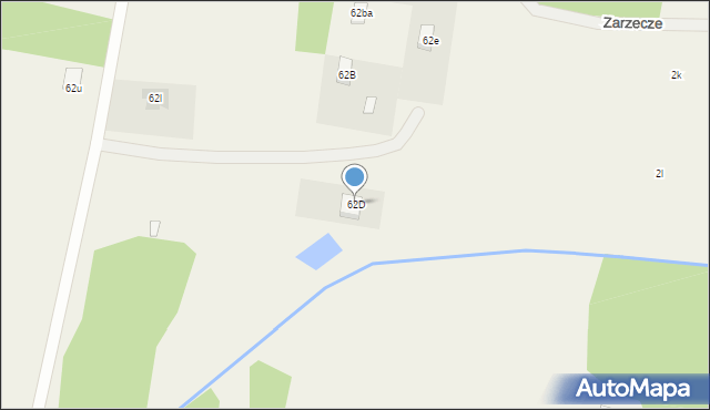 Lewickie, Zarzecze, 33e, mapa Lewickie