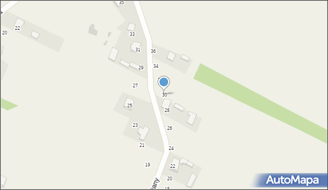 Libidza, Zamiany, 30, mapa Libidza