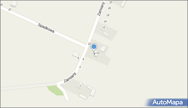 Libidza, Zamiany, 8, mapa Libidza