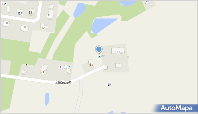 Linarczyk, Zaciszna, 15, mapa Linarczyk