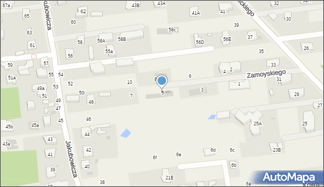 Lipków, Zamoyskiego Jana, hetm., 5, mapa Lipków