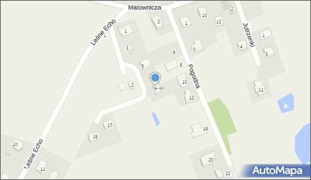 Lisewiec, Zakątek, 7, mapa Lisewiec