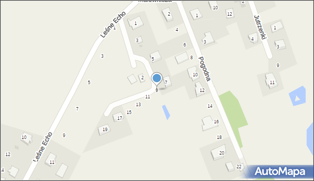 Lisewiec, Zakątek, 9, mapa Lisewiec