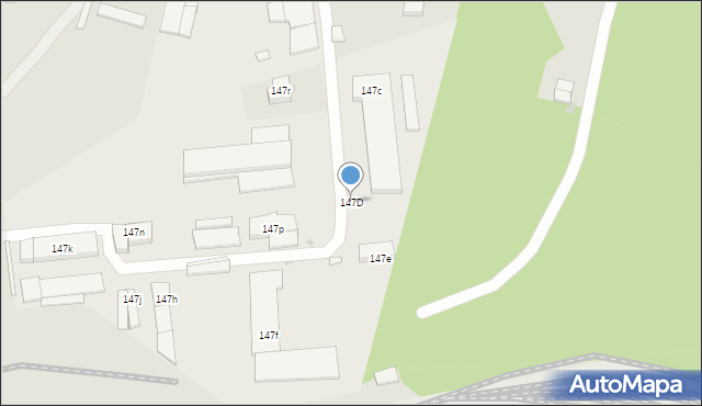 Łódź, Zakładowa, 147D, mapa Łodzi