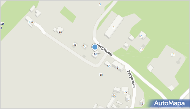 Lublin, Zabytkowa, 3d, mapa Lublina