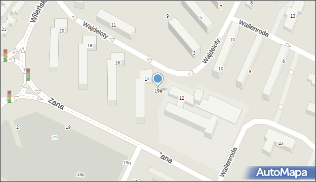 Lublin, Zana Tomasza, 19e, mapa Lublina