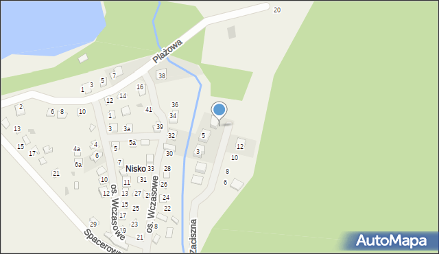 Lubowidz, Zaciszna, 7, mapa Lubowidz