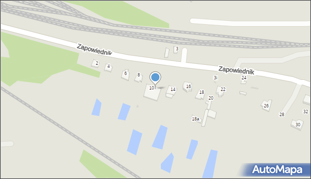 Łuków, Zapowiednik, 12, mapa Łuków