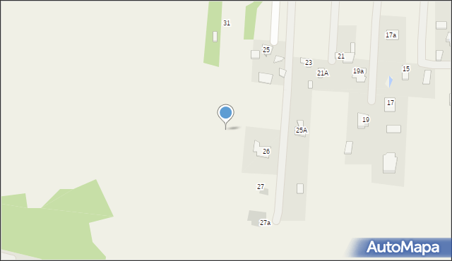 Małęczyn, Zachodnia, 29f, mapa Małęczyn