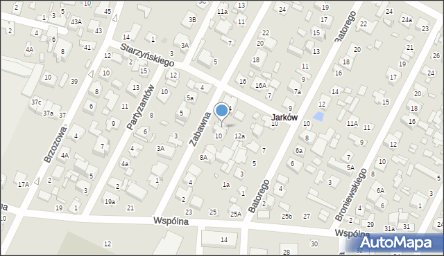 Marki, Zabawna, 12, mapa Marki