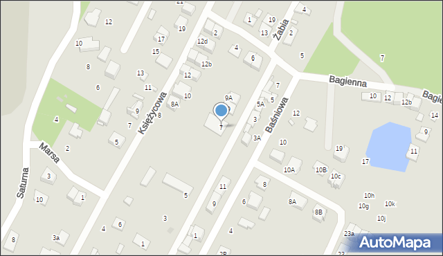 Marki, Żabia, 7, mapa Marki