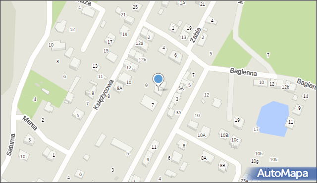 Marki, Żabia, 9, mapa Marki