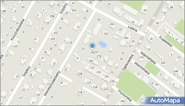 Marki, Ząbkowska, 27C, mapa Marki
