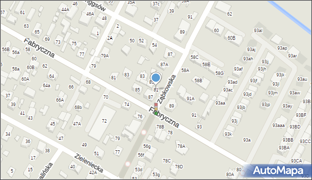 Marki, Ząbkowska, 81, mapa Marki