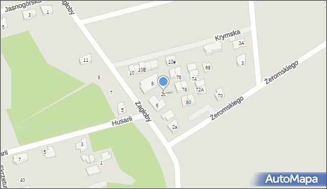 Marki, Zagłoby Jana Onufrego, 2c, mapa Marki