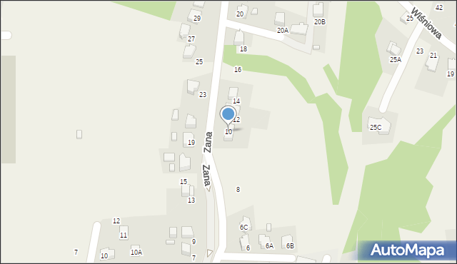 Marklowice, Zana Tomasza, 10, mapa Marklowice