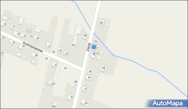 Marklowice, Zana Tomasza, 50, mapa Marklowice