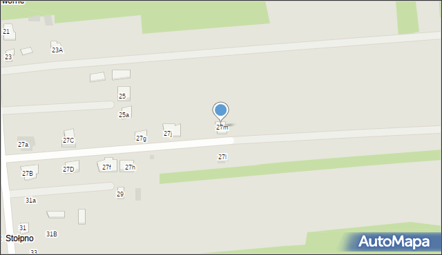 Międzyrzec Podlaski, Zadworna, 27m, mapa Międzyrzec Podlaski