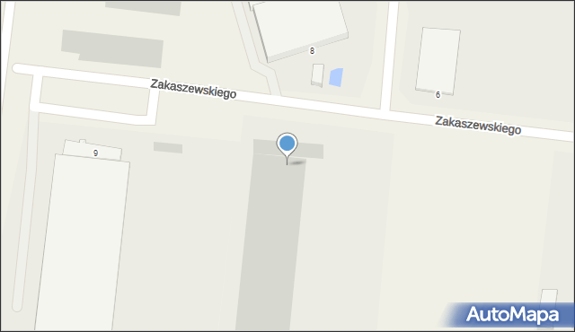 Międzyrzecz, Zakaszewskiego, 7, mapa Międzyrzecz