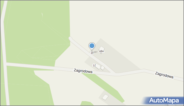 Międzyrzecze, Zagrodowa, 10, mapa Międzyrzecze