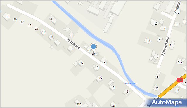 Miejsce Piastowe, Zarzecze, 4b, mapa Miejsce Piastowe