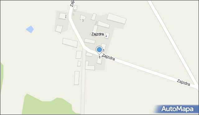 Milenkowce, Zajzdra, 6, mapa Milenkowce