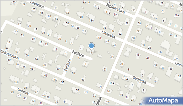 Mińsk Mazowiecki, Zacisze, 2, mapa Mińsk Mazowiecki