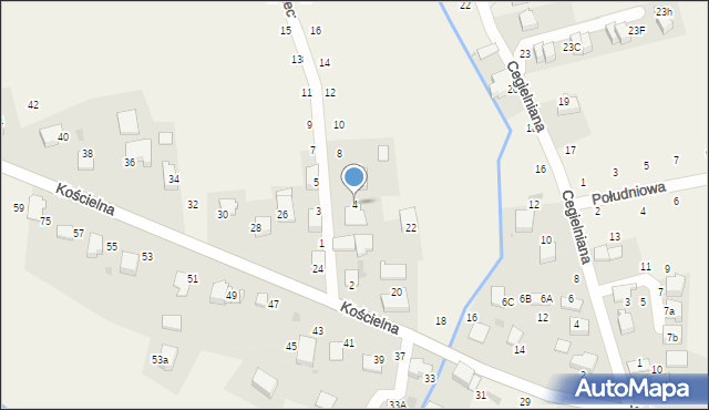 Modlnica, Zarzecze, 4, mapa Modlnica