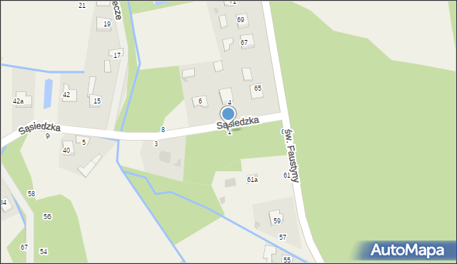Mokrzyska, Zarzecze, 1, mapa Mokrzyska
