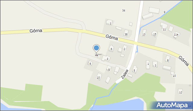 Mymoń, Zalew, 4a, mapa Mymoń